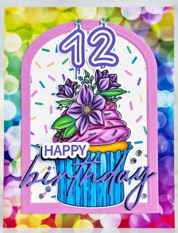 Birthday Bash Toner Card Fronts