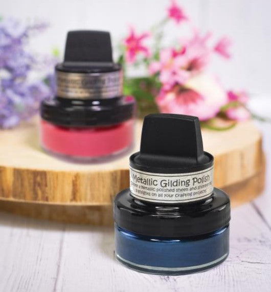 Carmine Red Metallic Gilding Polish