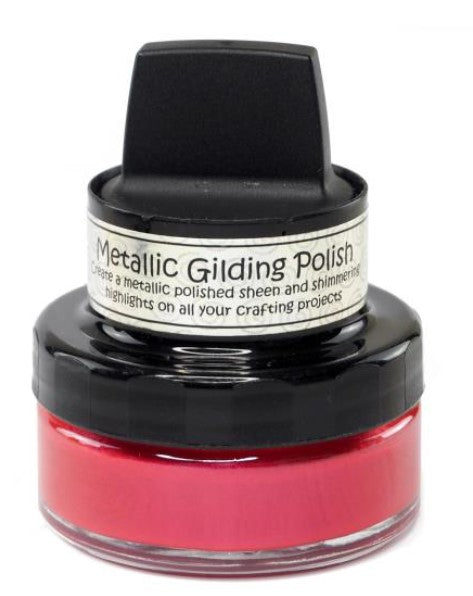 Carmine Red Metallic Gilding Polish