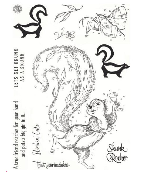 Stinkin' Cute Clear Stamp Set