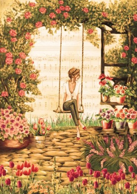 Cottage Garden Decoupage Paper