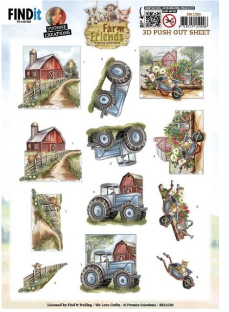 Farmyard 3D Embellishments