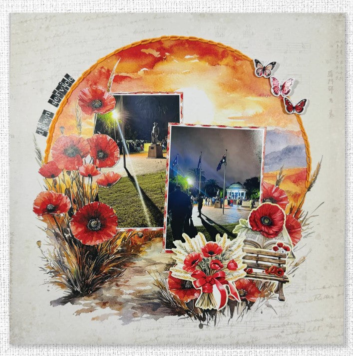 Poppy Garden 12 x 12 Collection