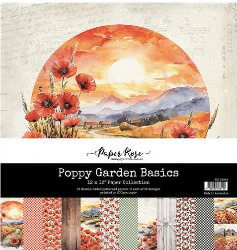 Poppy Garden 12 x 12 Collection