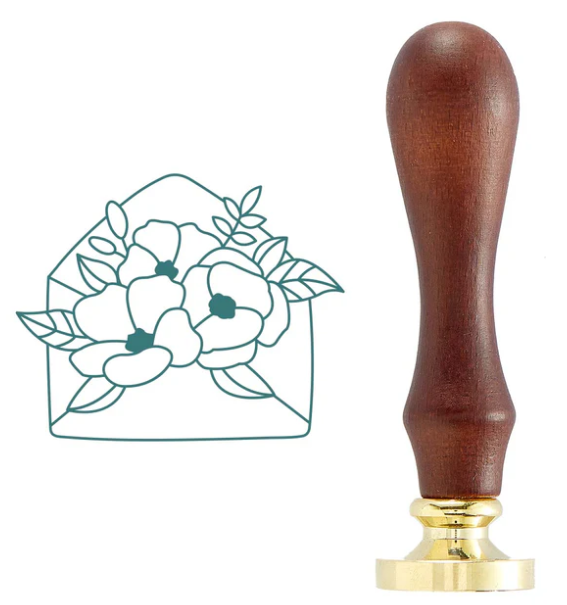 Sending Flowers Wax Seal Stamp