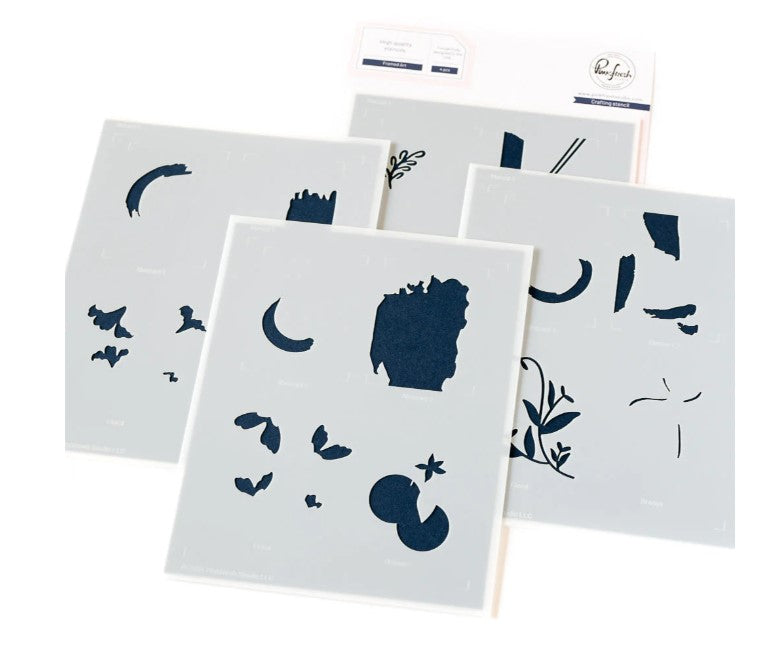 Framed Art Stamp, Die, Stencil Bundle