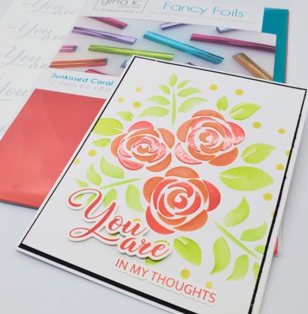 Sunkissed Coral Foil