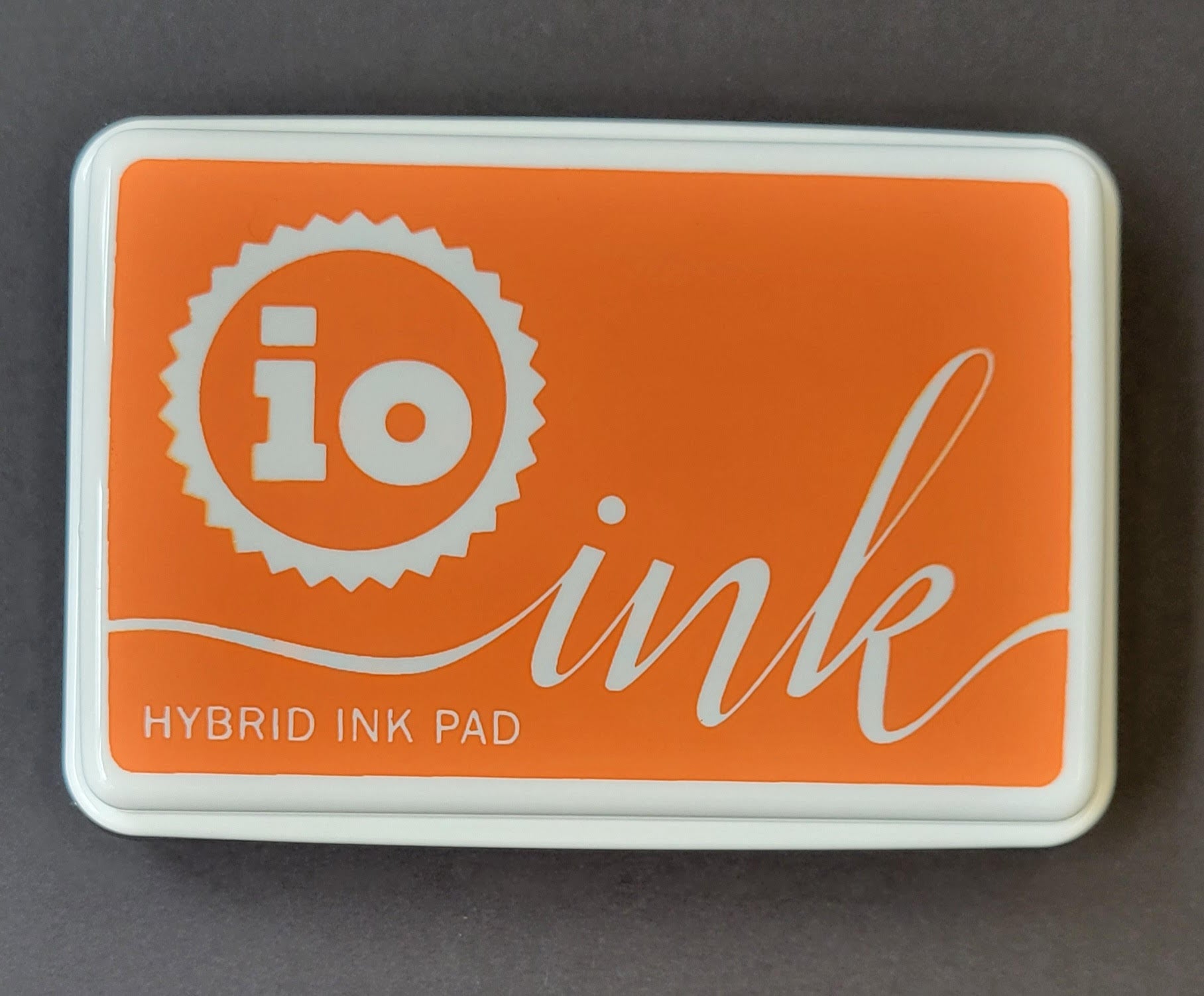 Orange Hybrid IO ink pad.