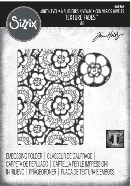 Lace Tim Holtz Vault 3D Embossing Folder